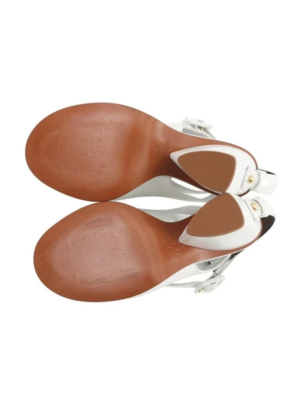 Louis Vuitton Sandals Leather Trinity Heel - Picture 4 of 10